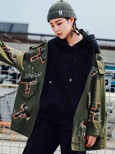 Women Stitching Irregular Hooded Sweatshirt